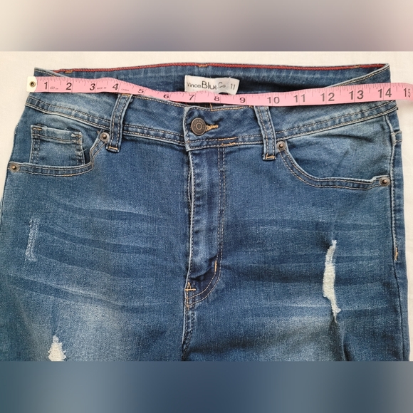NWT Vince Blue Co Distressed Jeans size 28 - Picture 6 of 7